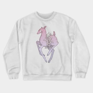 Purple deer Crewneck Sweatshirt